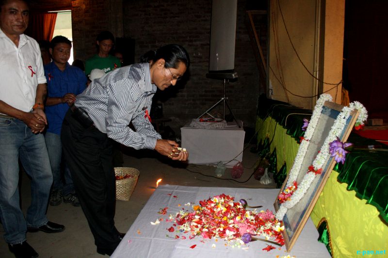 29th International AIDS Candlelight Memorial day by MNP+ at MDU hall, Imphal :: May 20 2012