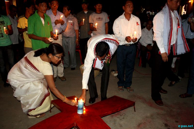 29th International AIDS Candlelight Memorial day by MNP+ at MDU hall, Imphal :: May 20 2012