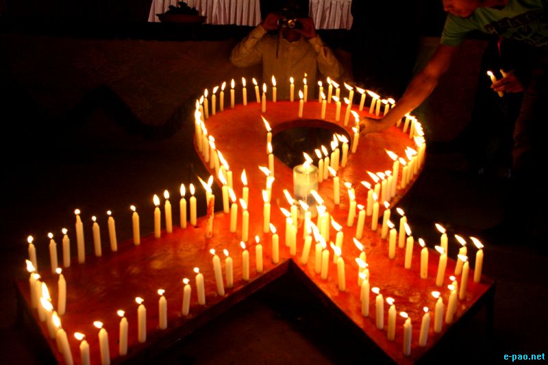  29th International AIDS Candlelight Memorial day by MNP+ at MDU hall, Imphal :: May 20 2012 