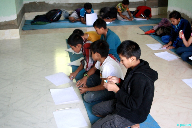 Painting/Sketching Competition for World Environment Day Celebration at Lamdan , Manipur  :: 5 June 2012