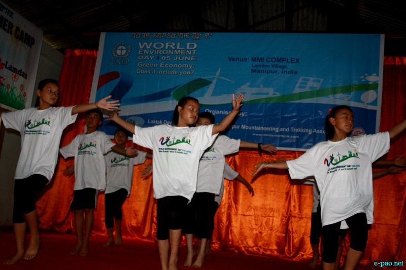 Cultural programme at  World Environment Day Celebration at Lamdan , Manipur  :: 5 June 2012