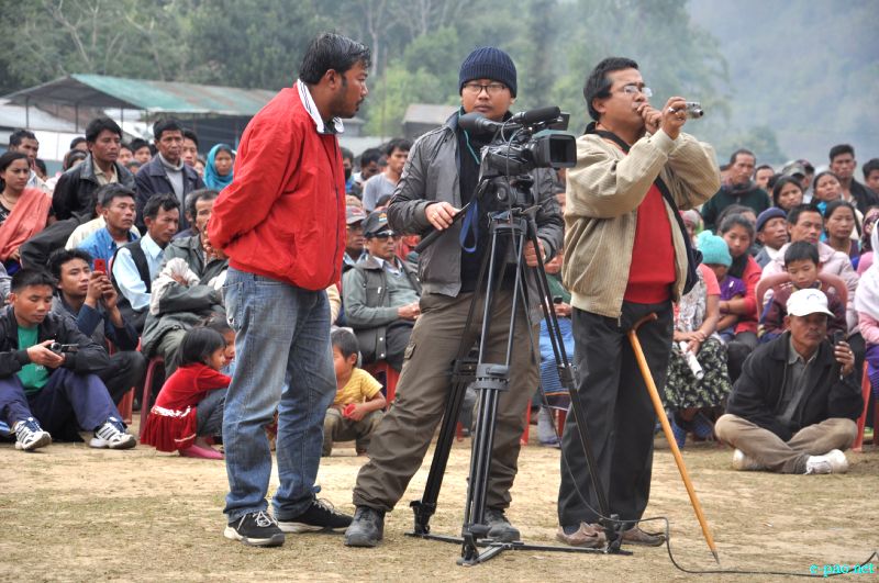 Nephiu Rio campaigning for NPF candidates in Manipur's Hill districts :: January 21, 2012