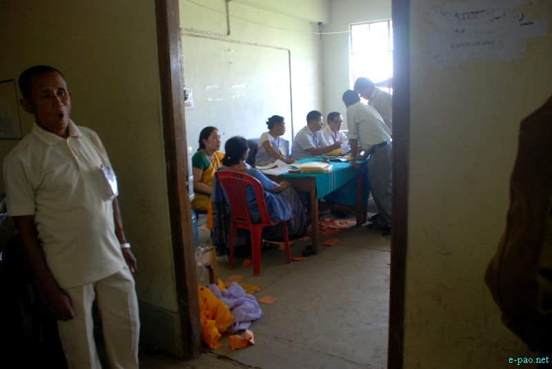 Vote counting and winners at Fourth General Panchayat election, Manipur  :: 17 September 2012