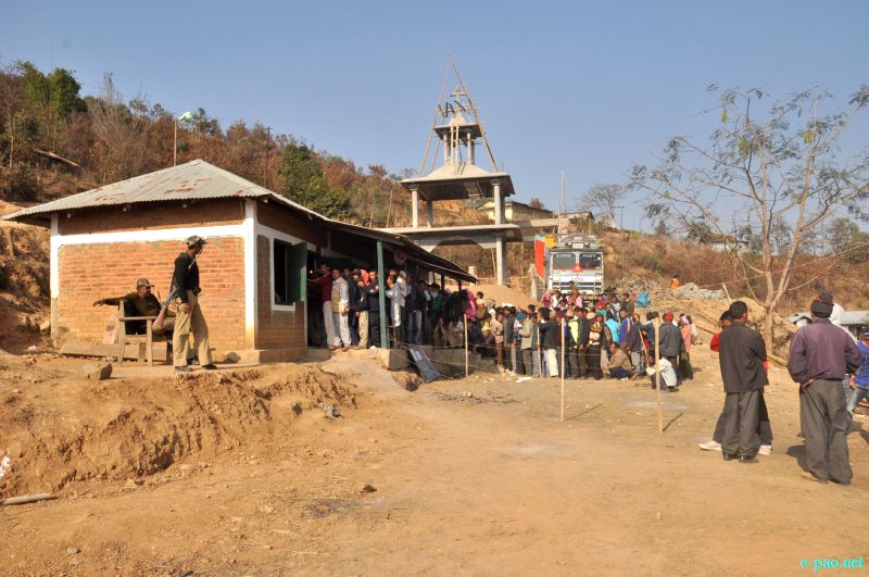 People going to the poll on Election Day in various places of Manipur :: January 28 2012