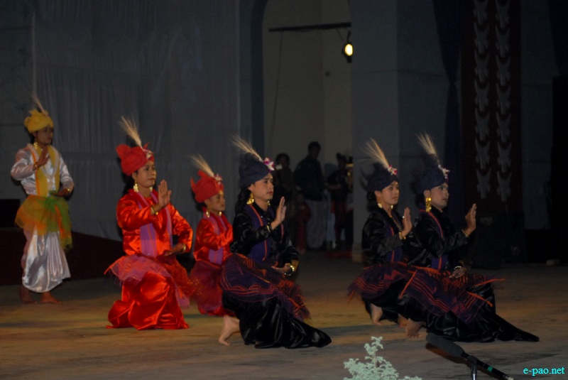 Closing ceremony of  Manipur Sangai Tourism Festival 2012 at Hapta Kangjeibung Palace Compound :: 30 November 2012