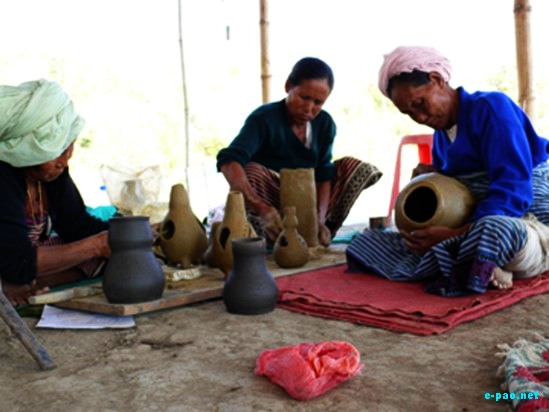 Design and Technical Development Workshop in Coiled Pottery of Manipur :: 2009