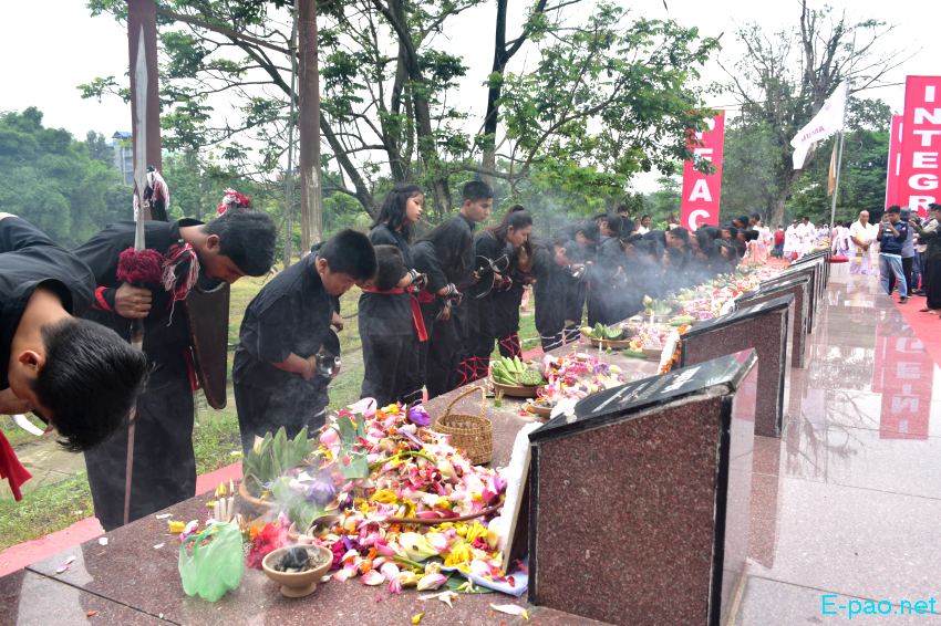 22nd - The Great June Uprising Observation at Kekrupat Martyrs' Memorial complex, Imphal :: June 18 2023
