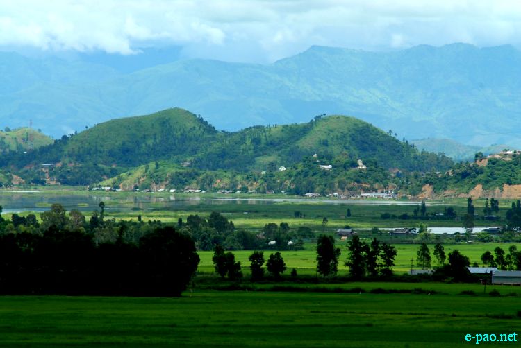 Hills, Valley and Lakes of  Manipur - Thangjing Ching and Loktak Lake 