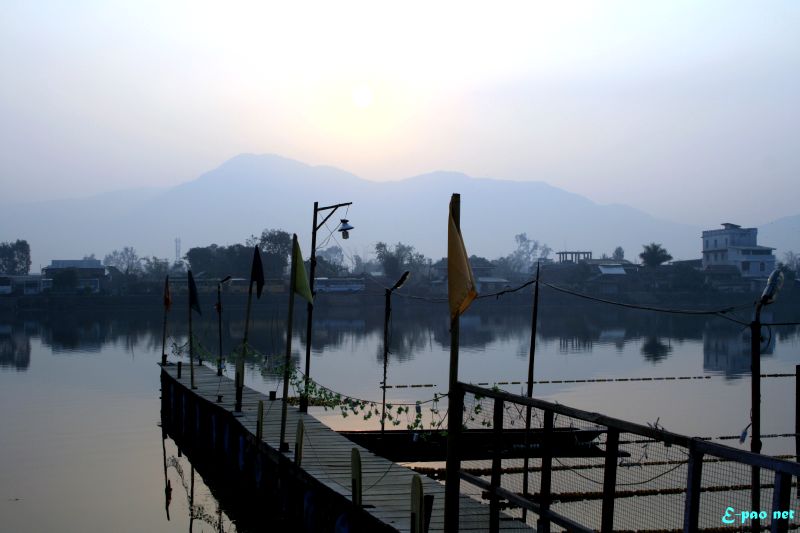 Landscape Picture of Imphal Valley by Banti Phurailatpam :: January 2012