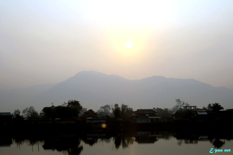 Landscape Picture of Imphal Valley by Banti Phurailatpam :: January 2012