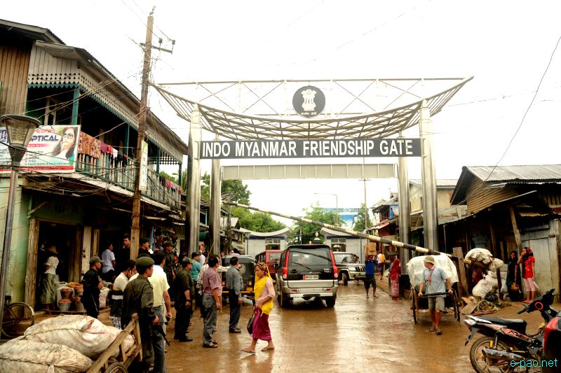  Indo-Myanmar Friendship Gate at Moreh, a border town between India and Myanmar :: 23 August 2012 