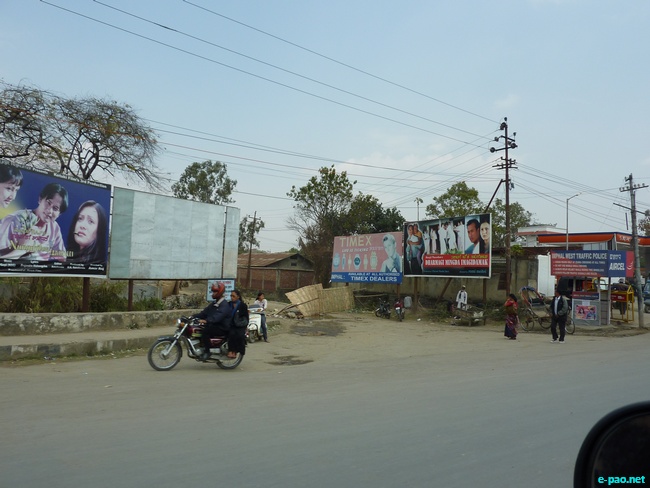 Road in and around Imphal :: March 2010