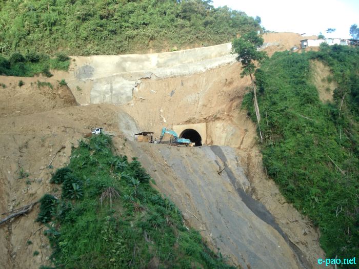 Railway Tunnel Construction to connect Imphal-Jiribam :: Mid-June 2011