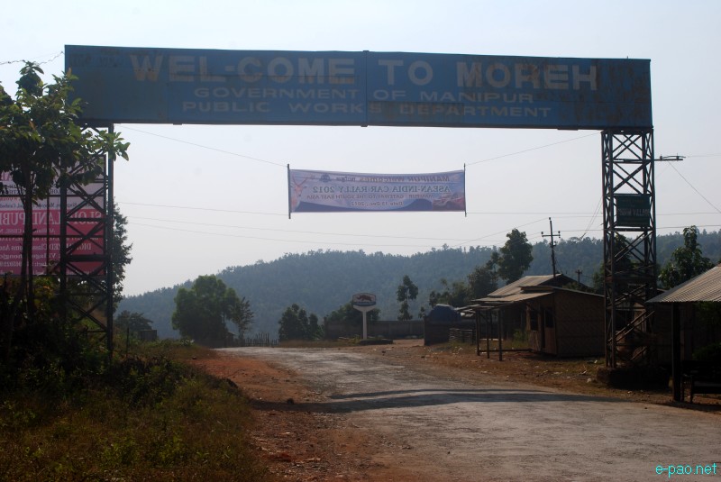 Moreh - Border Town between Manipur and Myanmar in December 2012 