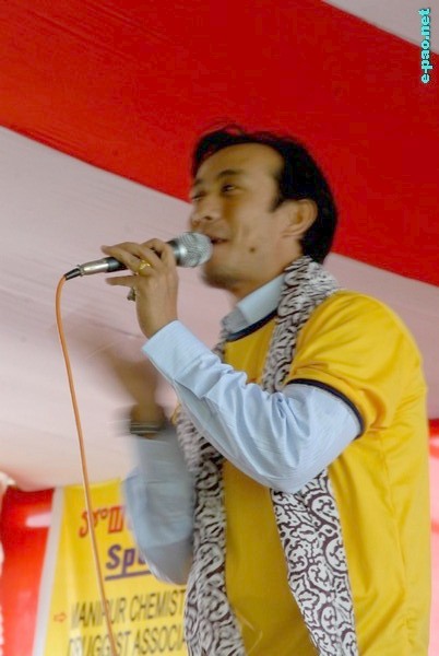 Sadananda sings at Intl Day Against Drug Abuse Rally :: June 2009
