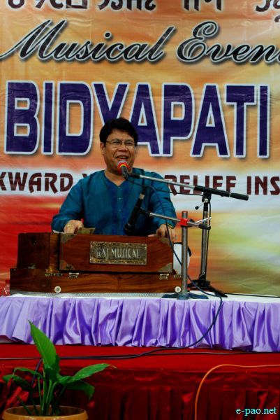 Dr Bachaspatimayum Bidyapati Sharma  :: Khayal Singer and music artist :: Profile :: 2012