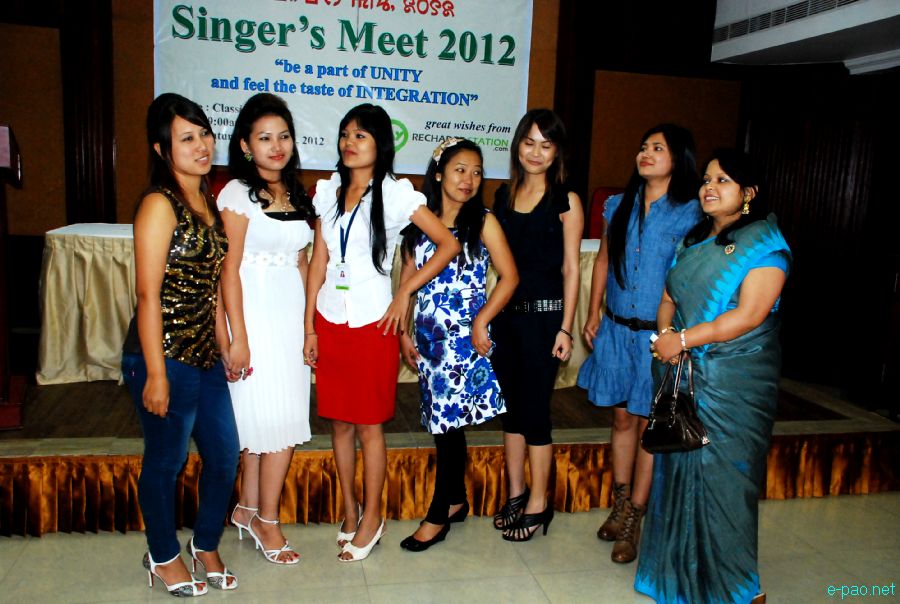 Singers meet 2012 observed at Classic Regency, Imphal under theme 'Be a part of unity and feel the taste of integration' :: 28 July 2012