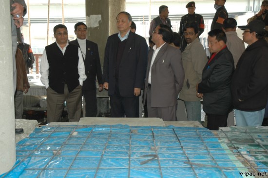 CM inspects Ima Keithel progress :: February 2008