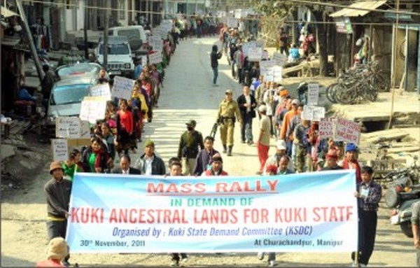 Rally being staged to demand a separate State for Kukis