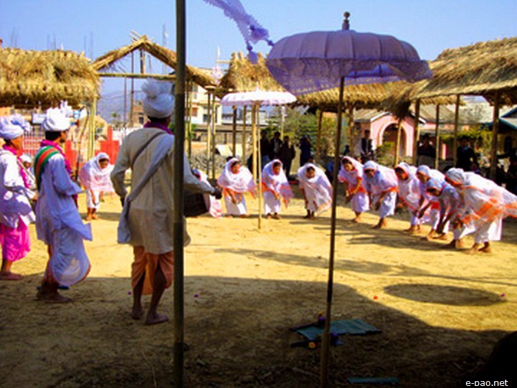 Andro Lai-Haraoba being demonstrated as part of the 5-day long Chakpa Haraoba Festival :: 24 to 28 February 2012
