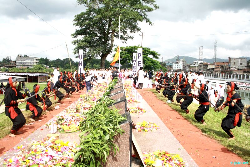 A thang-Ta salute for the 18 Martyrs of June 18, 2001 - 