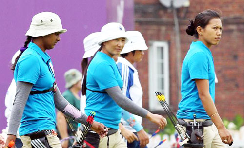 Indian women archery team @ London 2012