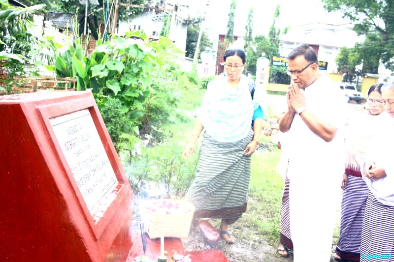15th commemoration of Manipur Integrity Day at Integrity Pillar near Pologround, Imphal :: August 4 2012