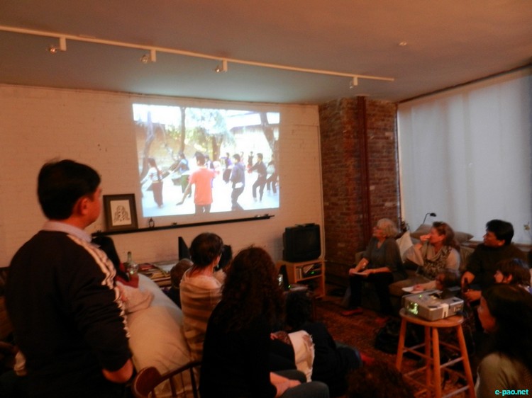 Yoshiko Chuma talks about Manipur at New York City