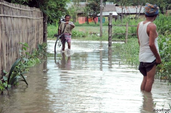 Flood in 3 District of Manipur :: 18th August 2008