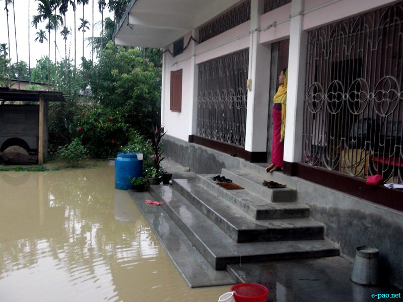Flood in Jiribam Areas  :: Last week of June 2012