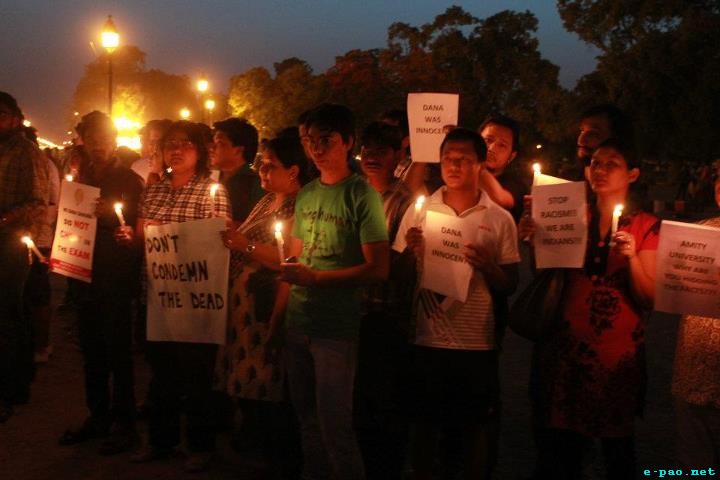Candle Light Vigil for Dana Sangma at India Gate :: 02 May 2012