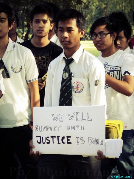 Justice for Loitam Richard : Demonstration at Dehradun :: 03 May 2012