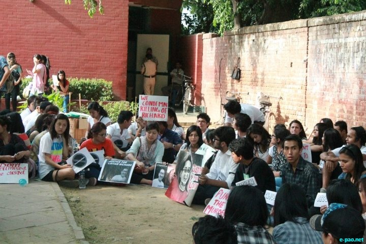 Justice for Loitam Richard : Demonstration at Delhi :: 29 April 2012