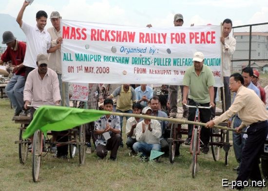 Mass Rickshaw Rally for Peace :: May 1 2008