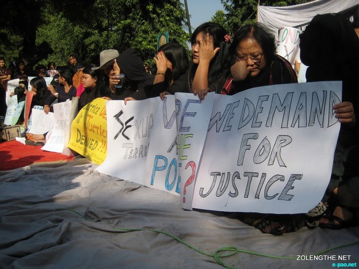 NE Students protests against sexual crimes in Delhi :: 29 November 2010