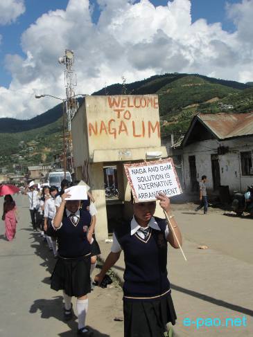 Mass Rally for severing ties with Govt of Manipur at Senapati :: 20 October 2010
