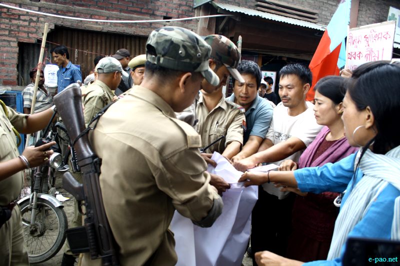 'Job for all or unemployment allowance' - A rally in the heart of Imphal :: July 7 2012