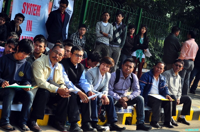 Sit-in-demonstration for ILPS implementation in Manipur at Jantar Mantar, New Delhi :: 25 November 2012