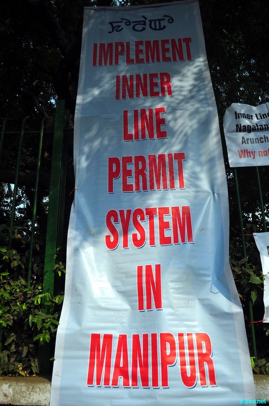Sit-in-demonstration for ILPS implementation in Manipur at Jantar Mantar, New Delhi :: 25 November 2012