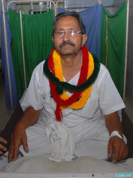FRIENDS Advisor, Kakchingtabam Birahari Sharma (KB Sharma)  released on bail from JNIMS Hospital :: 14th July 2012