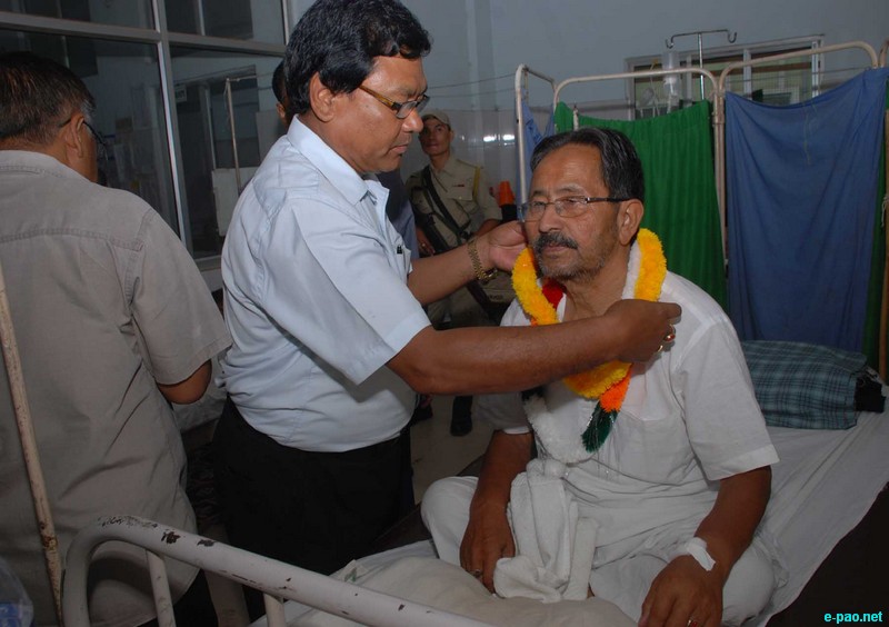 FRIENDS Advisor, Kakchingtabam Birahari Sharma (KB Sharma)  released on bail from JNIMS Hospital :: 14th July 2012