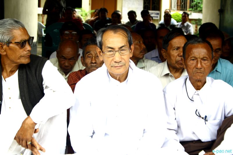 Sit-In-Protest against statement of Union Home Minister Shindhe regarding implementation of ILP by MPP :: October 04 2012
