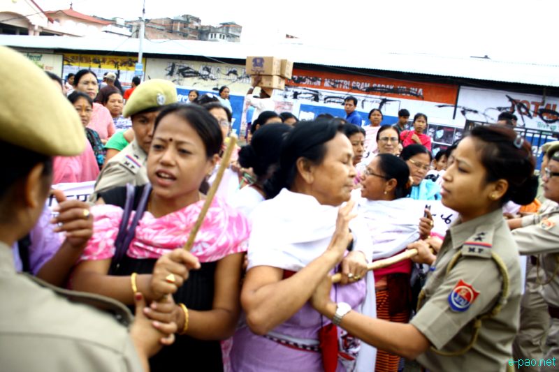 Sit-in-protest and Rally demanding release of Irabanta from NSCN (IM) custody at Ima Keithel :: September 5 2012