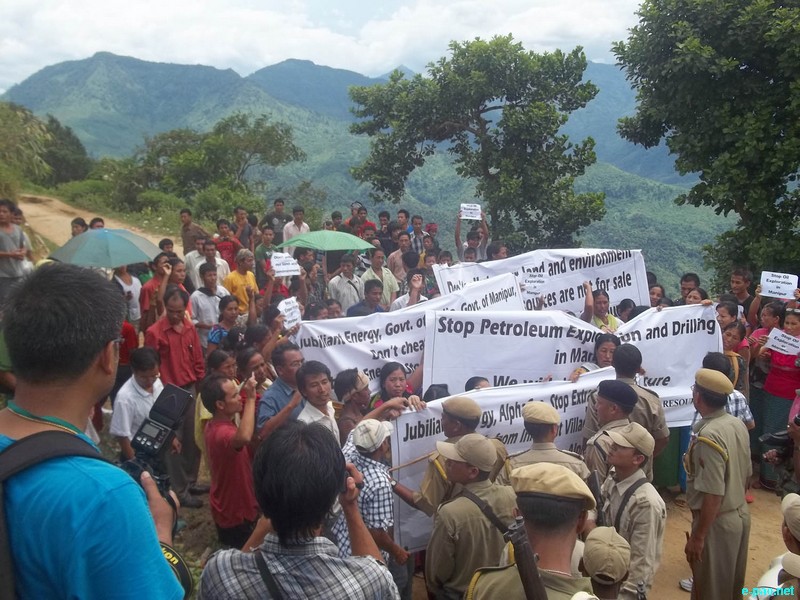 Nungba Protest against Oil Exploration at a Public Hearing :: August 17, 2012