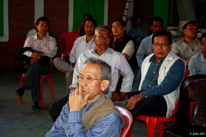 'Sit-in-Protest against high level Corrupton' at Wahengbam Leikai, Community Hall, Imphal :: October 31 2012