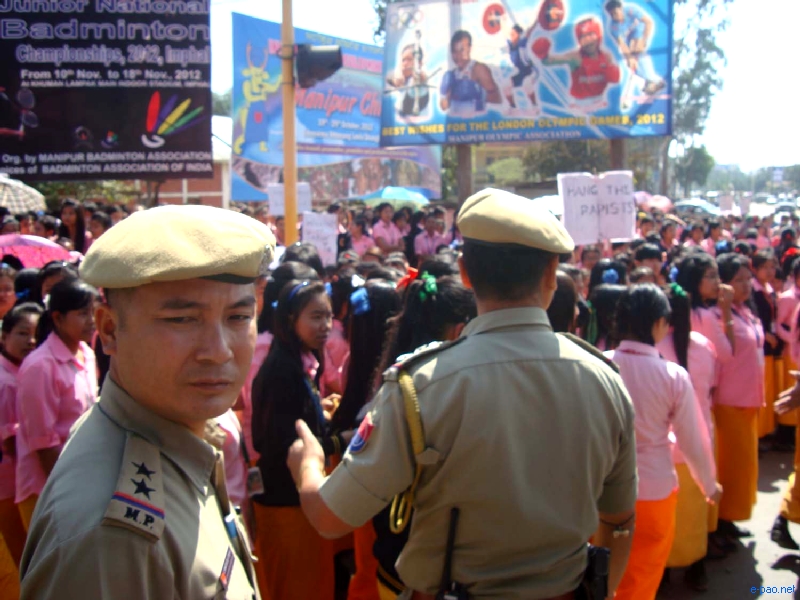 TG Higher Secondary School students protesting rape of a TG Hr Sec Student :: 25 October 2012