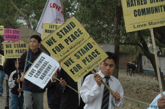 Love Manipur's Peace Rally :: March 2008