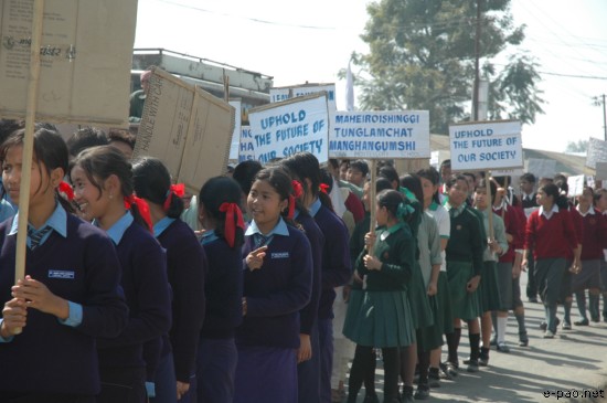 Private School Students' Peace Rally :: February 2008