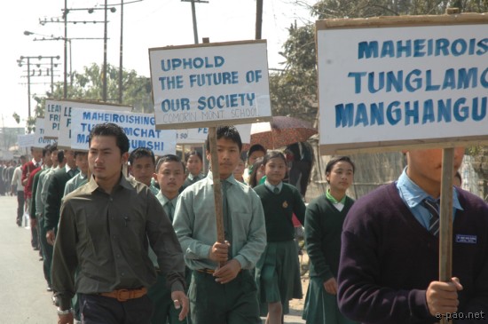Private School Students' Peace Rally :: February 2008