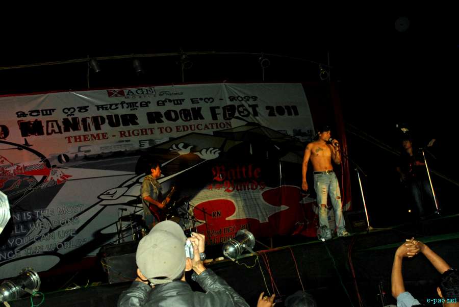 3rd Manipur Rock Fest 2011 - Theme - Right to Education  :: 21 / 22  Oct, 2011 2011